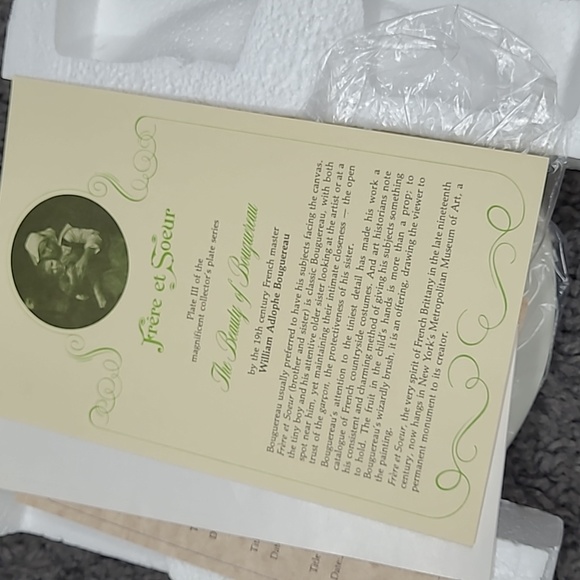 The Beauty of Bouguereau plate - Picture 3 of 7